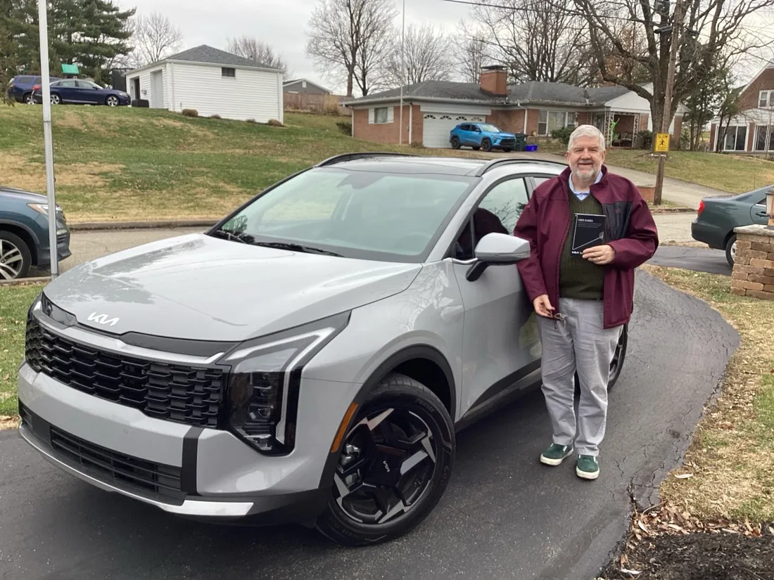 David with his new 2026 Kia Sportage