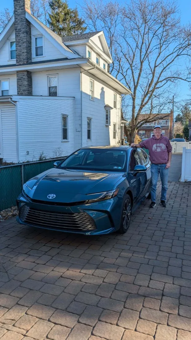 Ed with his new 2026 Toyota Camry