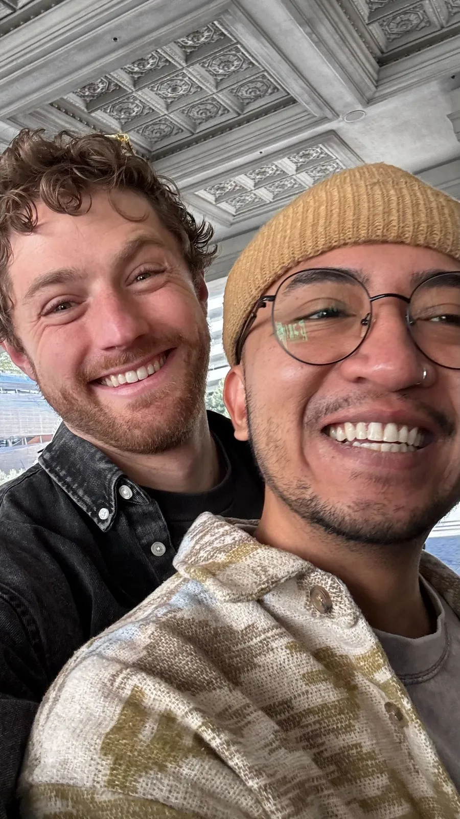 Teammates out together at a team event